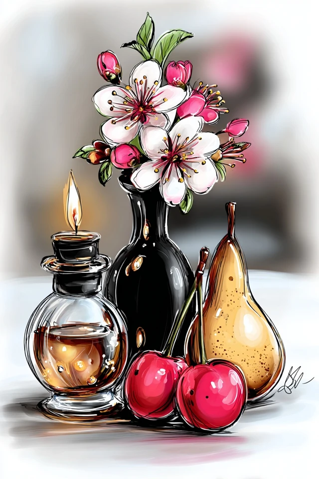 Chic Fashion Illustration - Image 3
