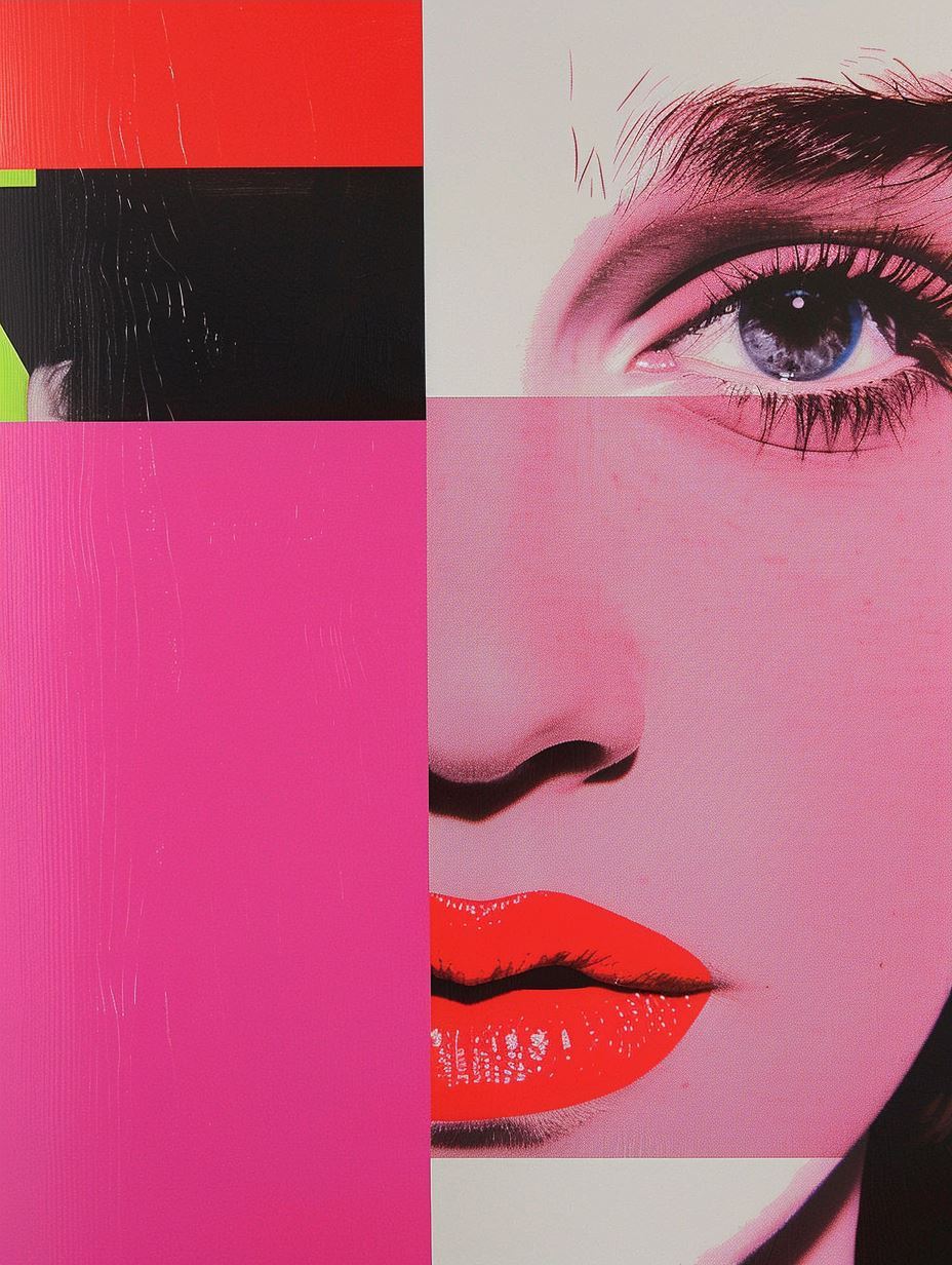 Pop Art Polka Portrait - Image 3