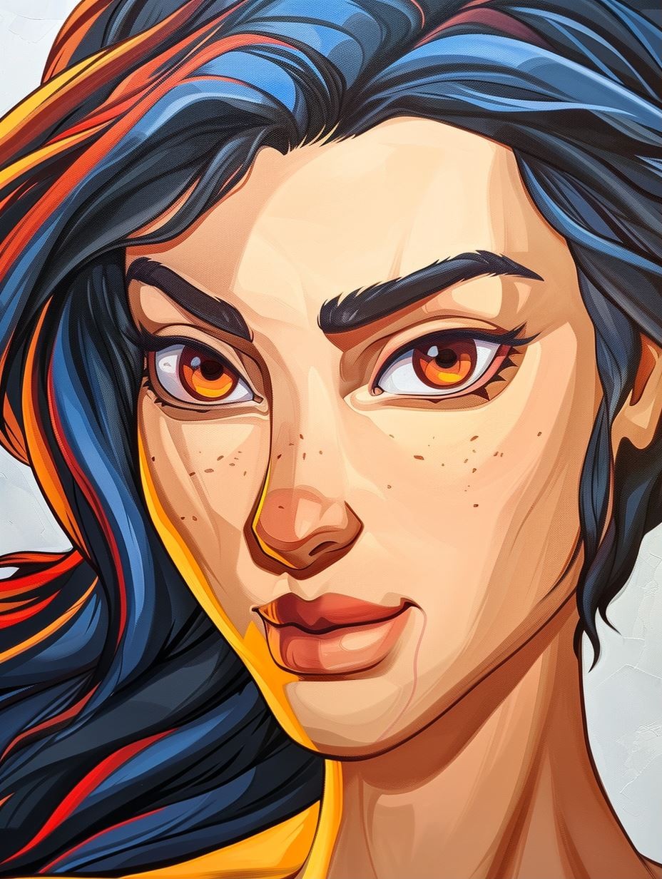 Azure Flame Gaze - Image 1