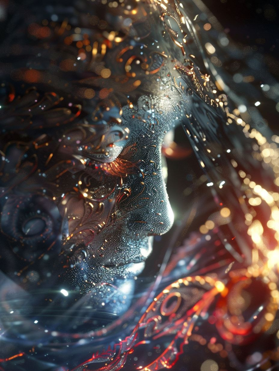 Celestial Fragments of Digital Consciousness - Image 1