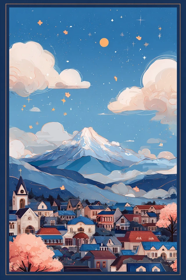 Celestial Romantic Portrait - Image 2