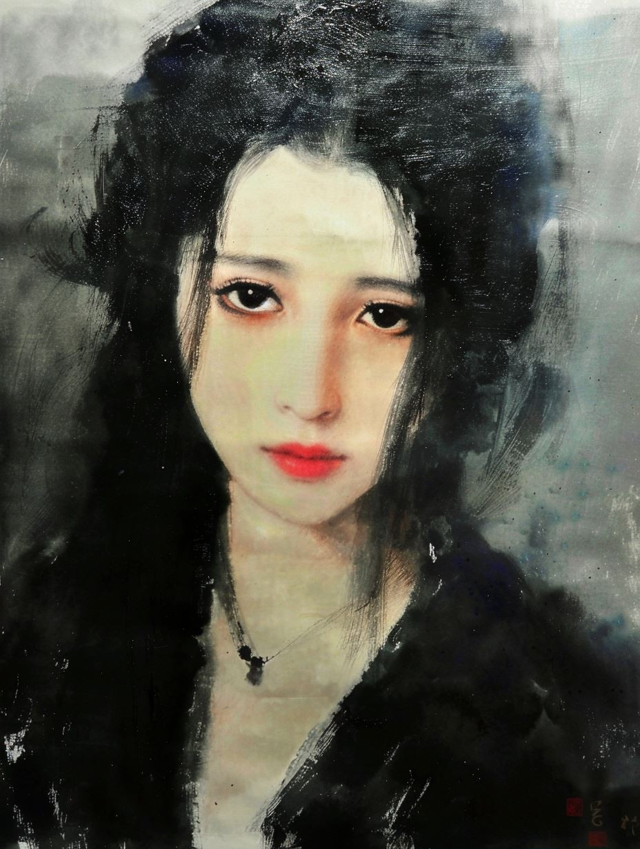 Ethereal Portraits in Moody Oil - Image 2