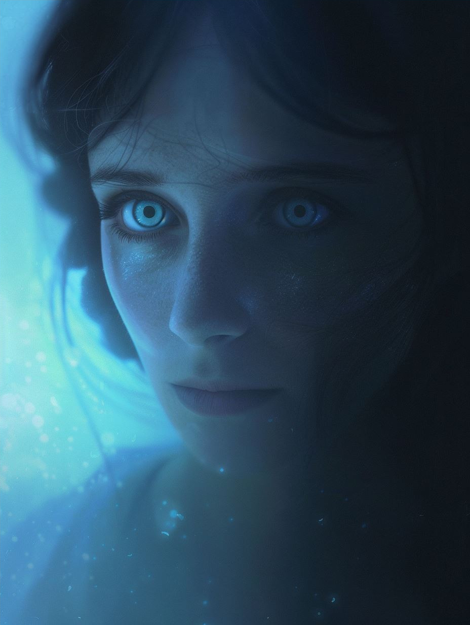 Ethereal Blue Nocturnal Portraits - Image 4