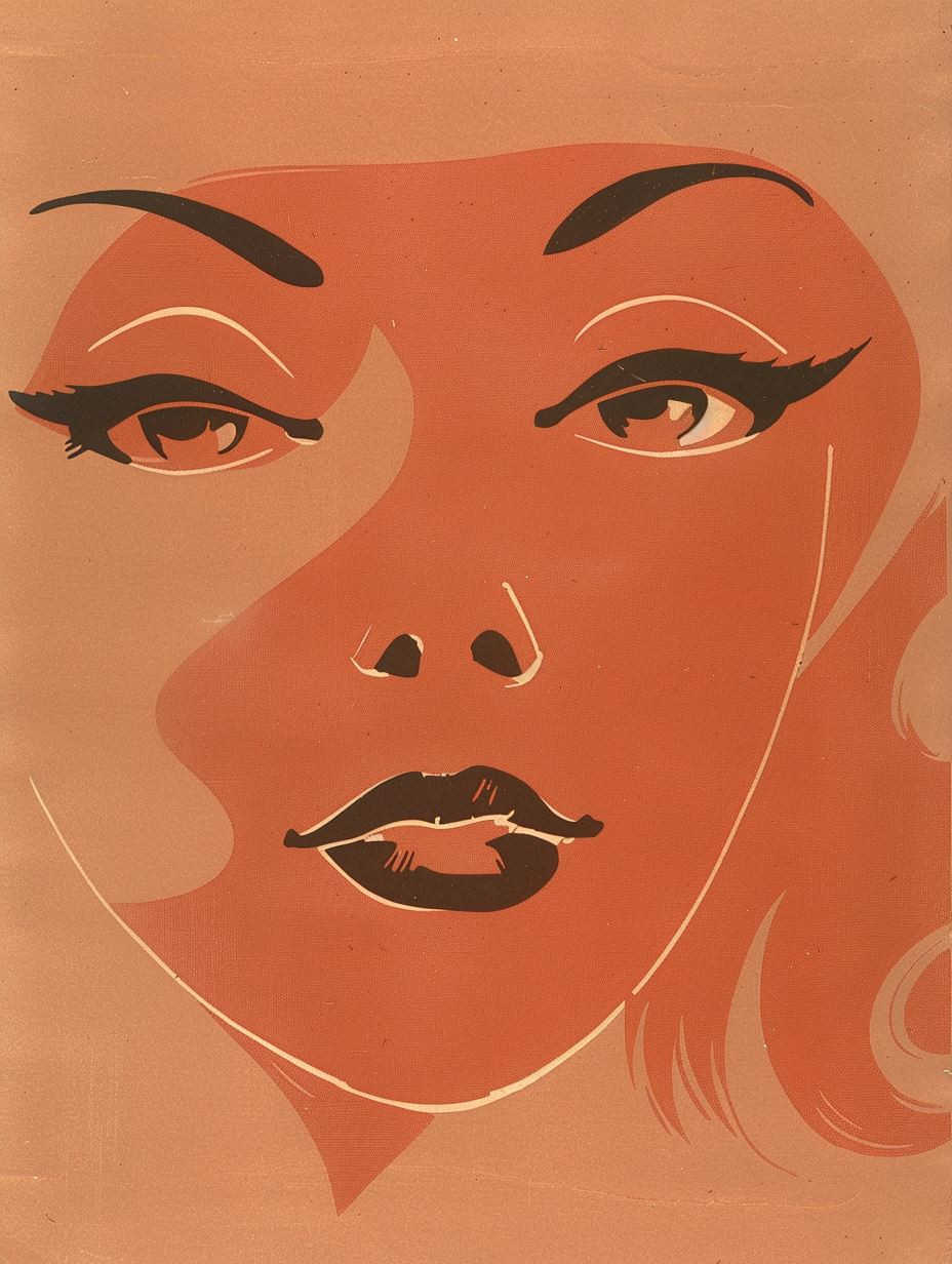 Vintage Glamour Silhouette - Image 1