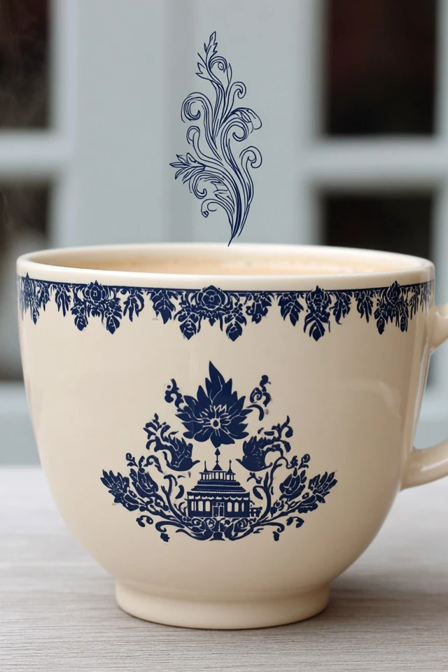 Azure Floral Elegance - Image 4