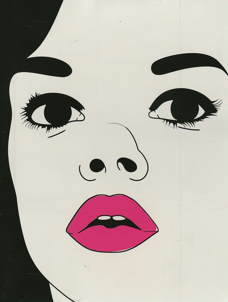 Modernist Pop Art Portrait Study - Image 1
