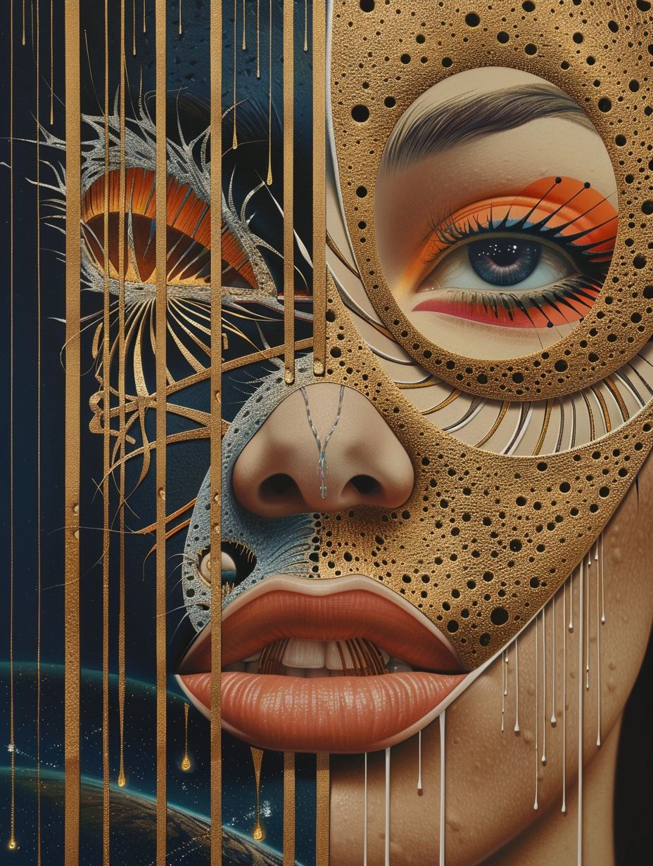 Surreal Golden Ethereal Portraits - Image 3