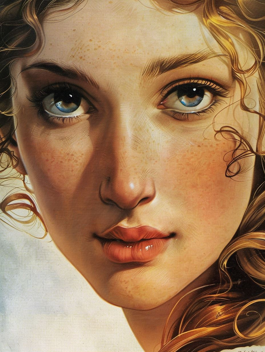 Ethereal Gazes of Golden Light - Image 1