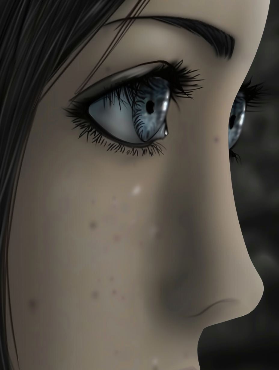 Azure Gaze Monochrome - Image 2