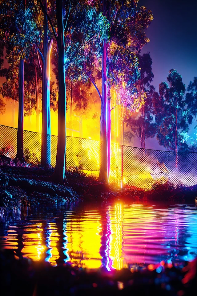 Neon Dreams: A Prism of Color - Image 2