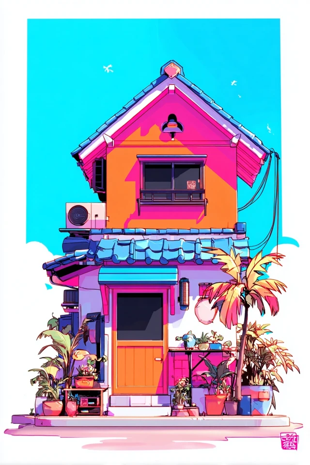 Vibrant Neon Pop Art Collage - Image 6