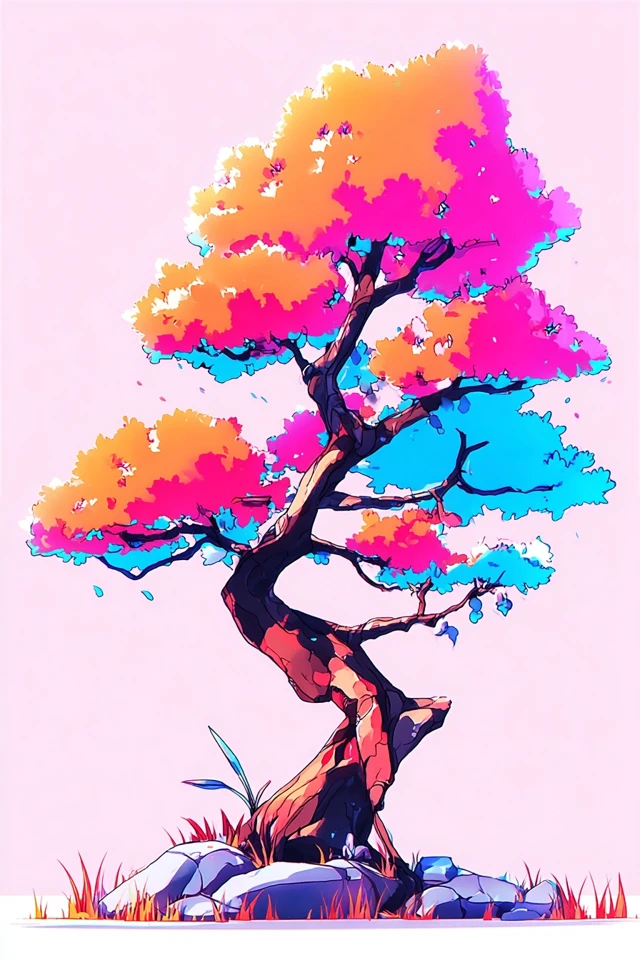 Vibrant Neon Pop Art Collage - Image 5