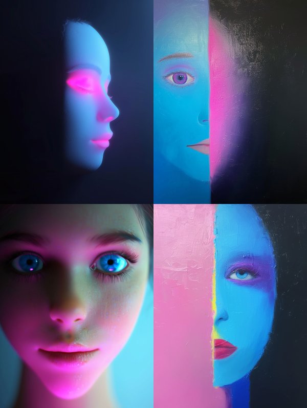 Neon Visions: The Digital Soul