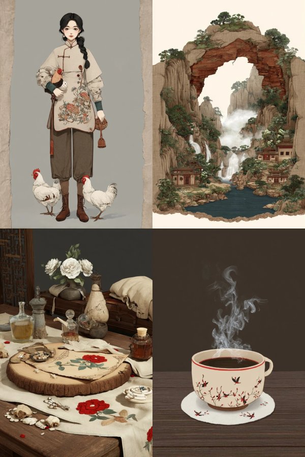 Rustic Oriental Elegance