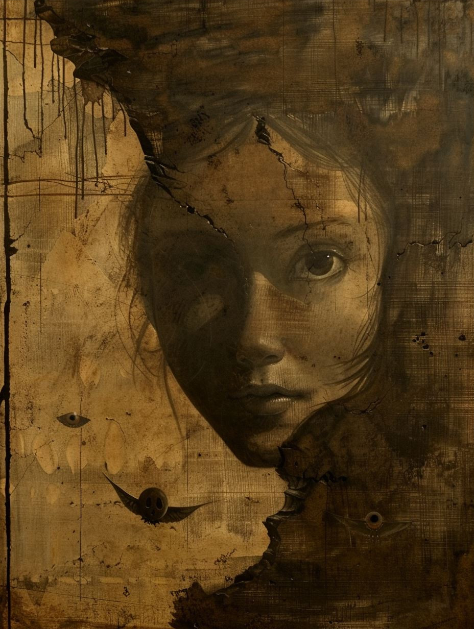 Melancholy Echoes of Aged Parchment - Image 3