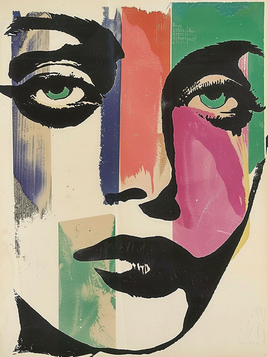 Abstract Prism Portraiture Study - Image 1