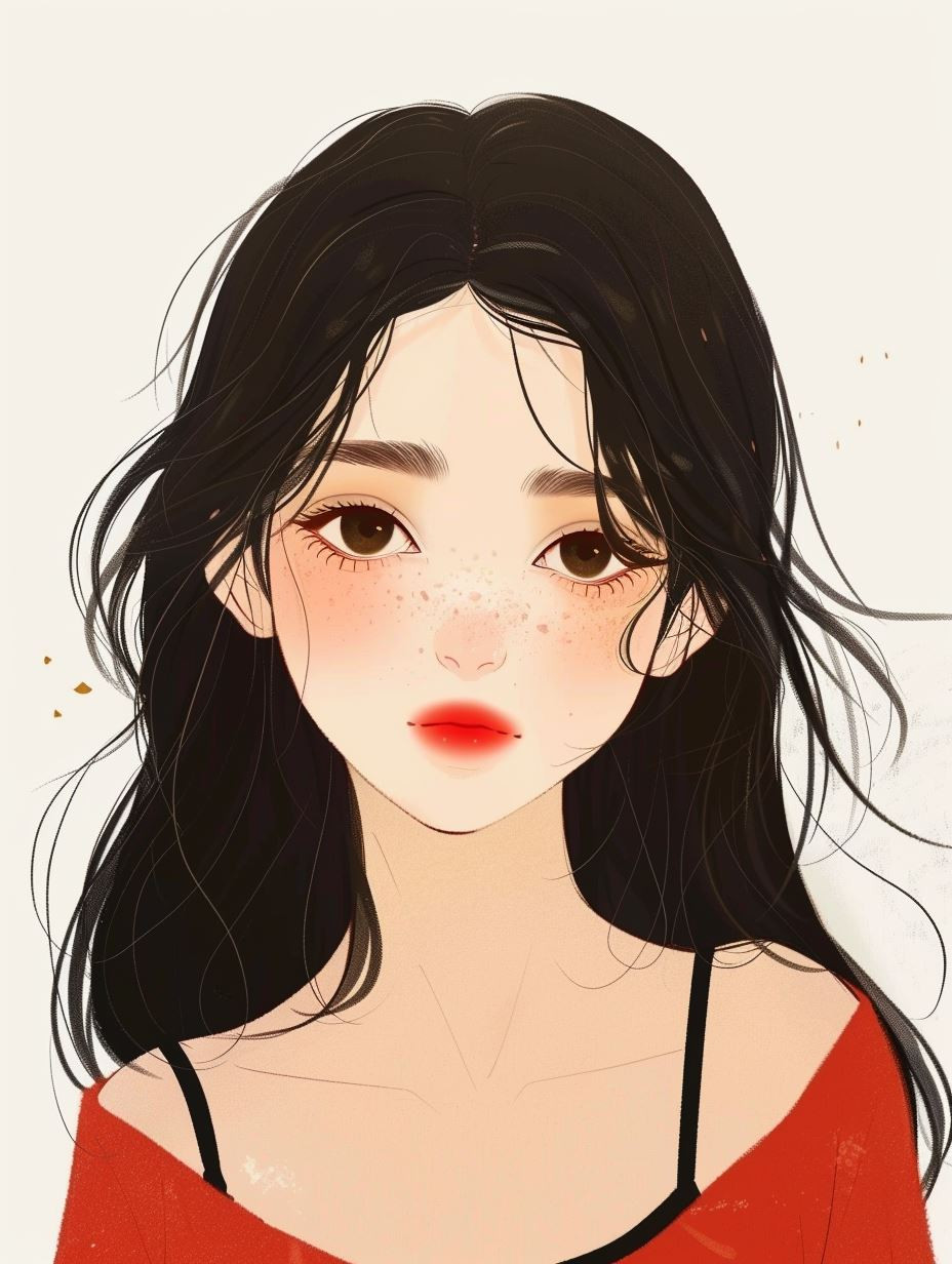 Soft Minimalist Anime Portraits - Image 3