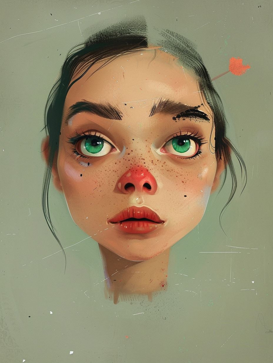 Ethereal Gazes in Digital Art - Image 1