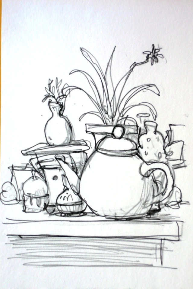 Ink Sketch Portrait - Image 3