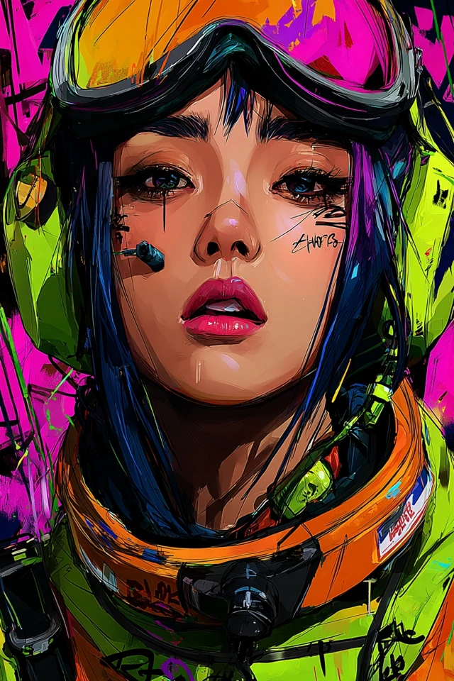 Neon Cyberpunk Vision - Image 1