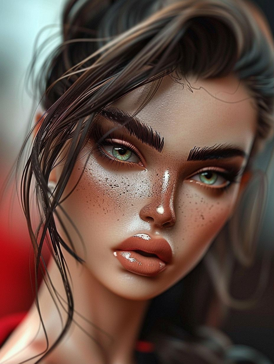 Hyper-Realistic Ethereal Beauty Portrait