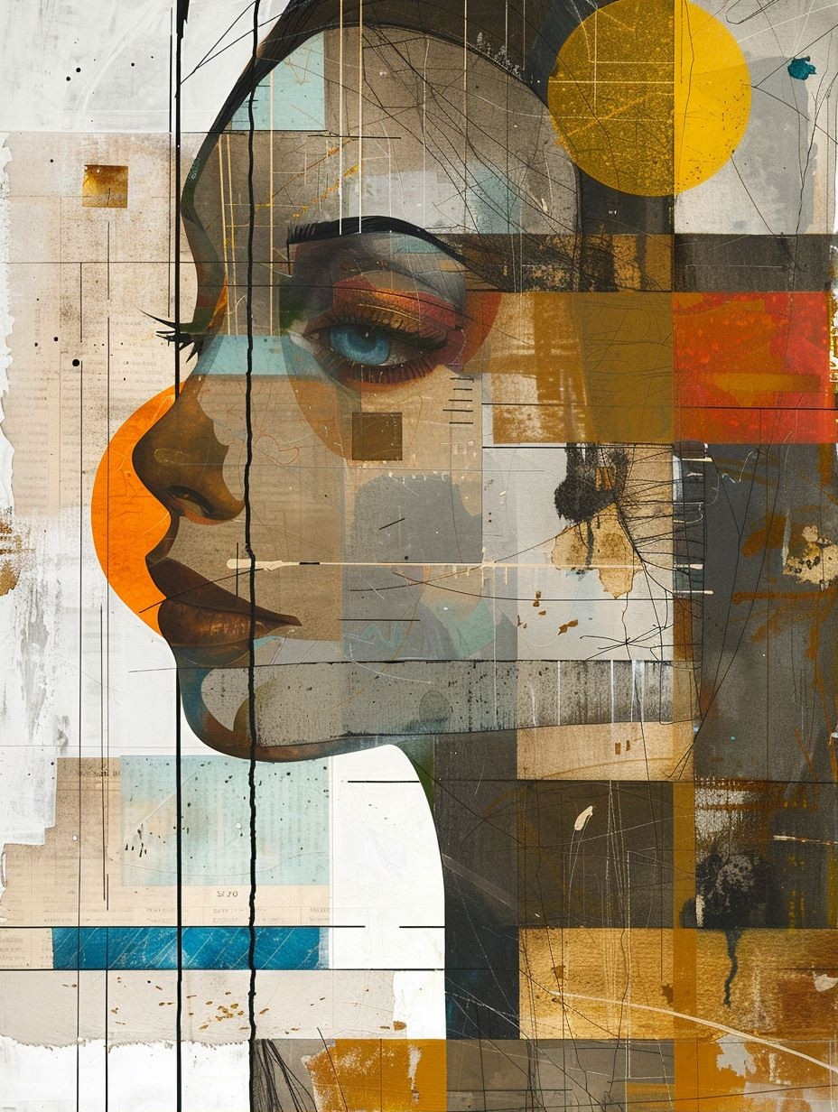 Fragmented Souls in Abstract Harmony - Image 1