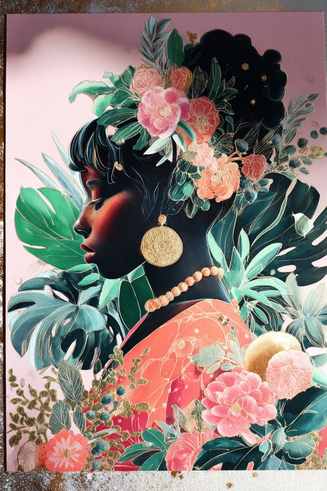 Botanical Goddess Bloom - Image 1