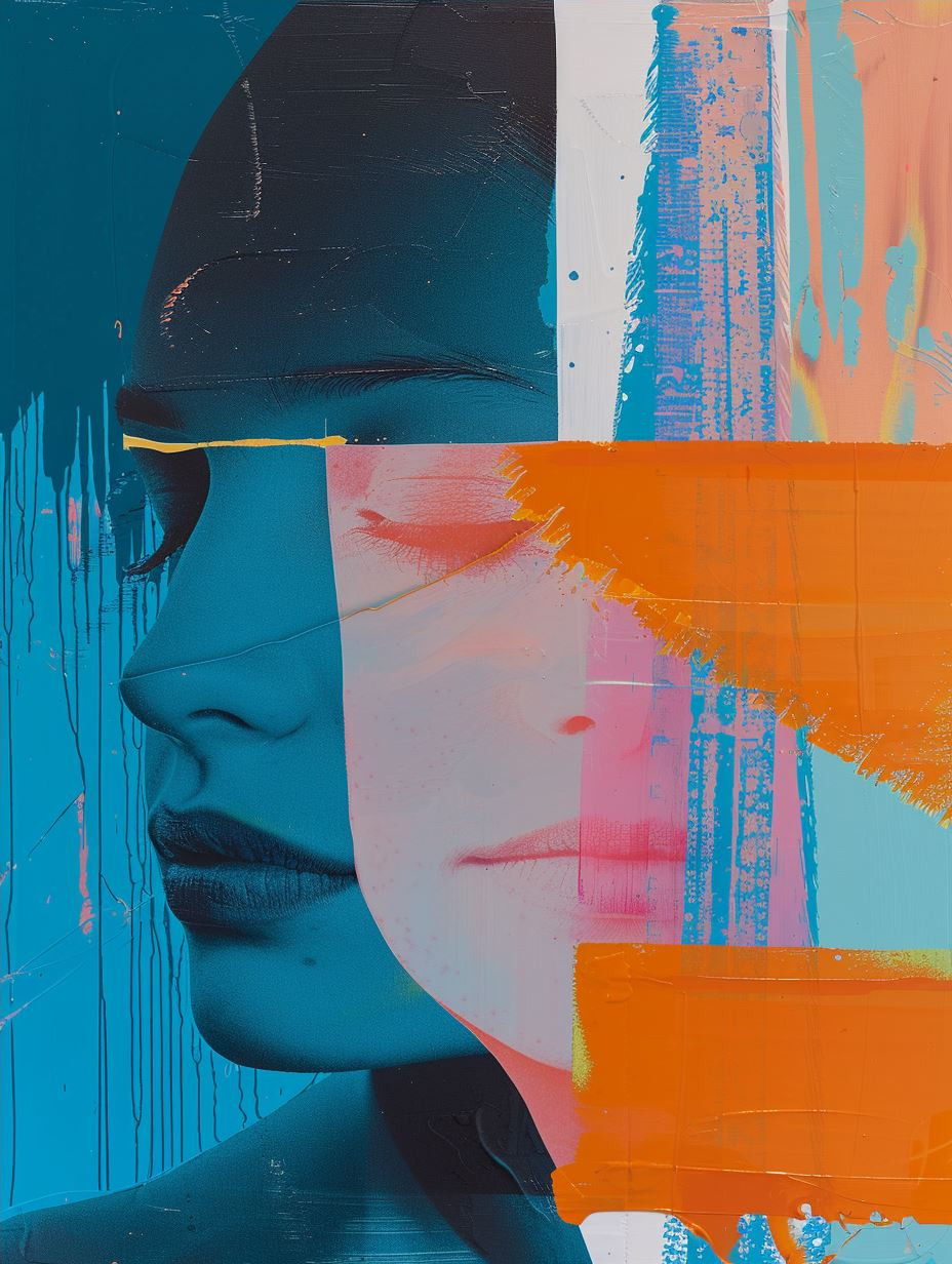 Fragmented Visions in Neon - Image 4