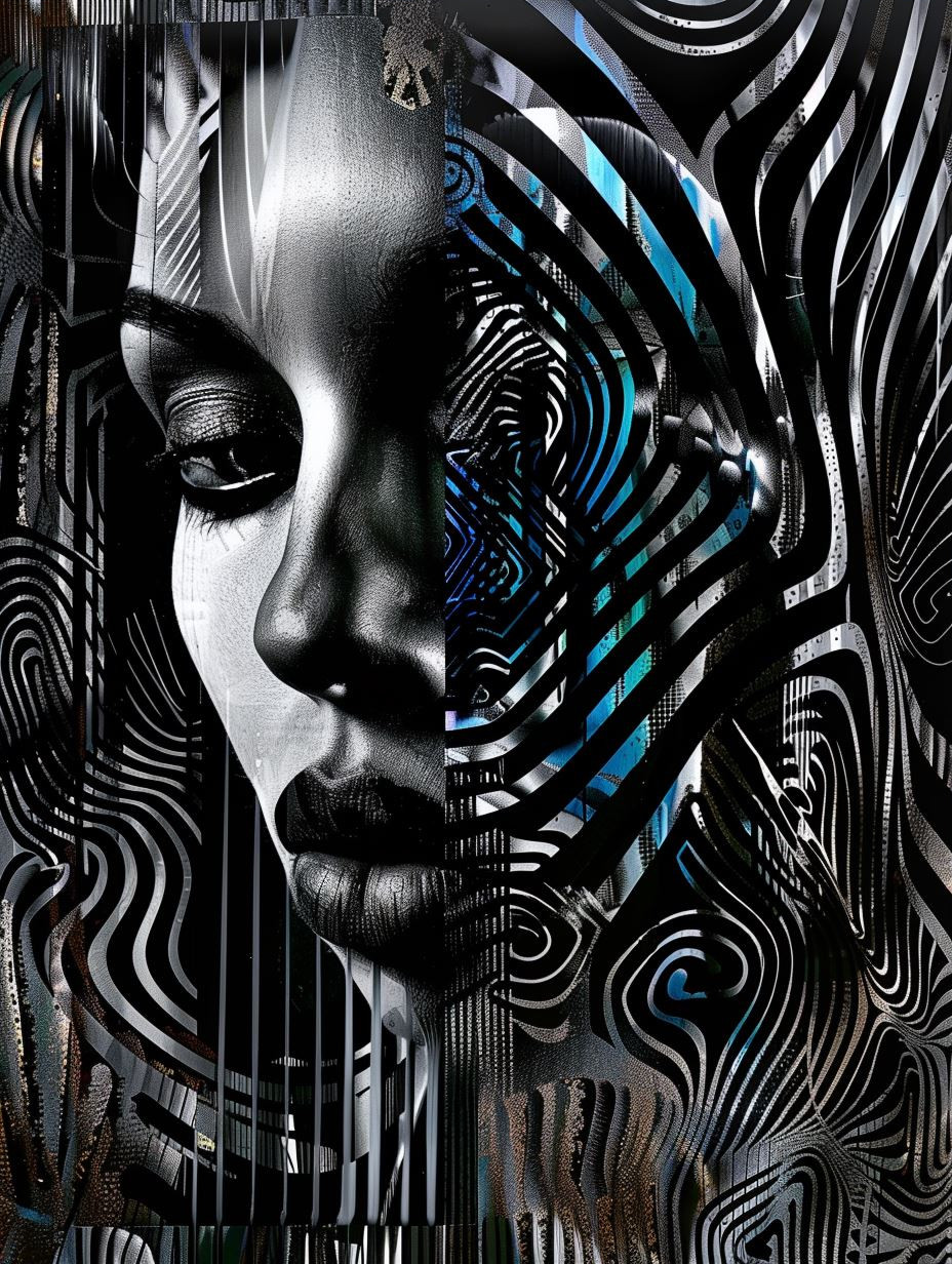 Surreal Liquid Chrome Portraits - Image 3