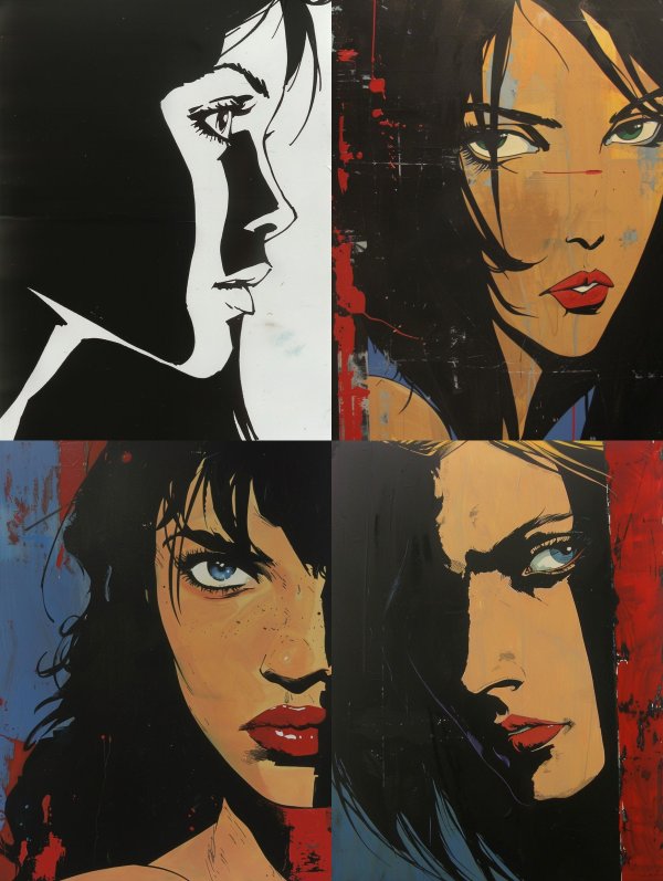 Noir Femme Fatale Portraits