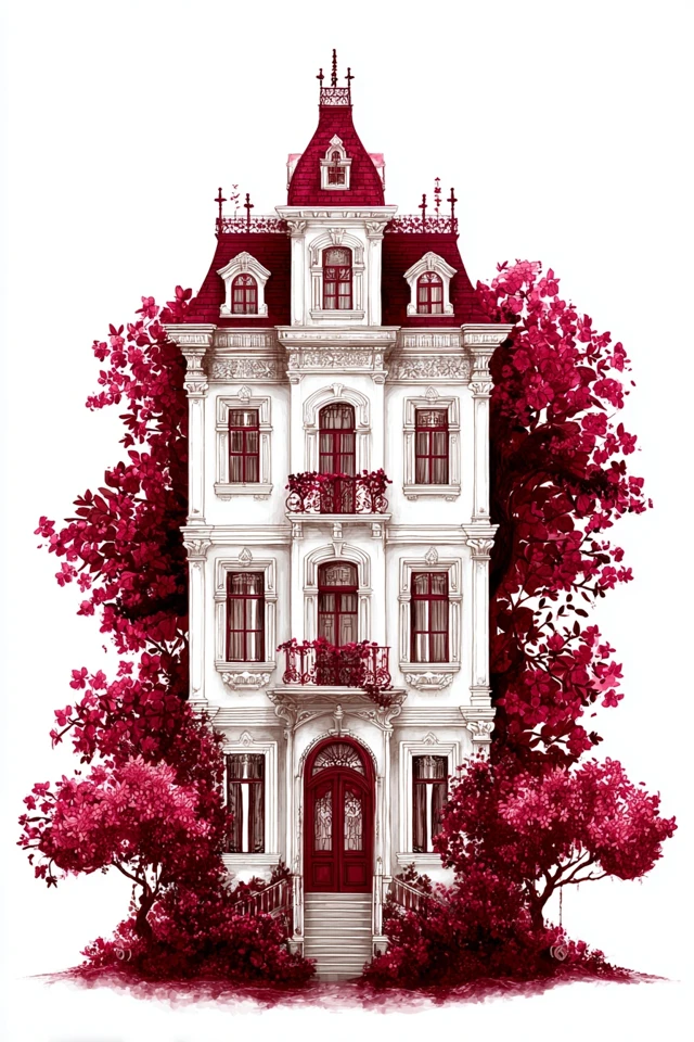 Crimson Dreams and Gothic Elegance - Image 6