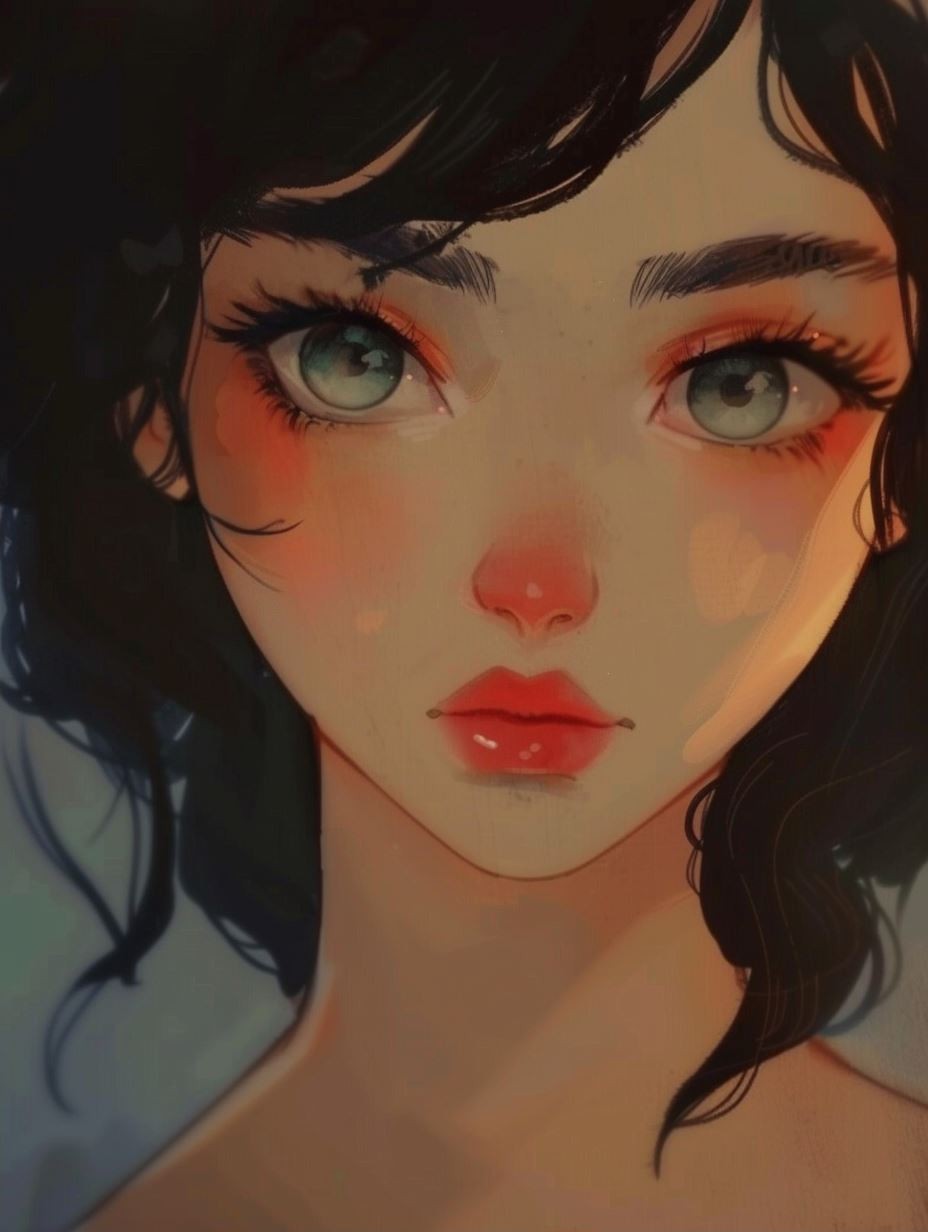 Ethereal Gazes of a Digital Muse - Image 2