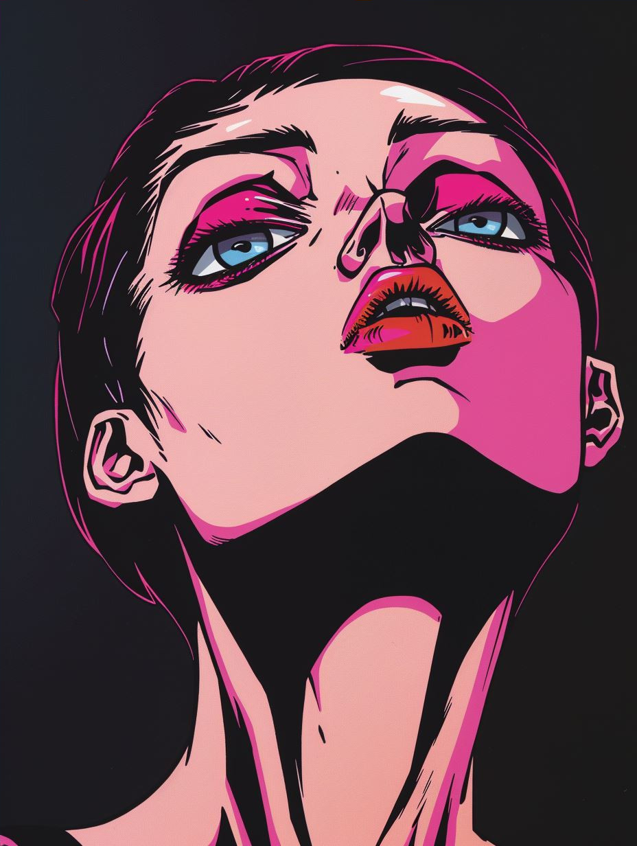 Neon Visions: Cyberpunk Anime Portraits - Image 4