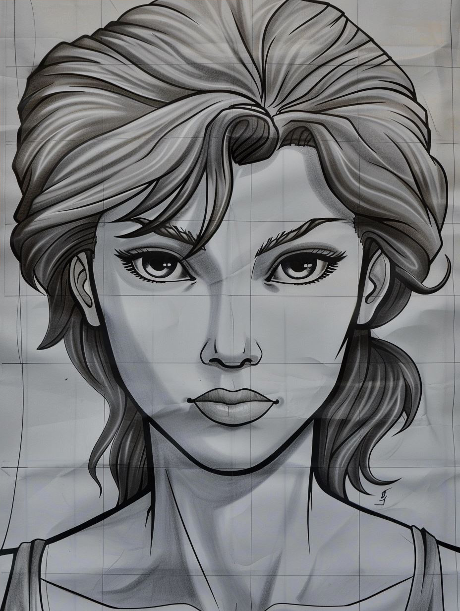 Melancholy Digital Portrait Study - Image 4