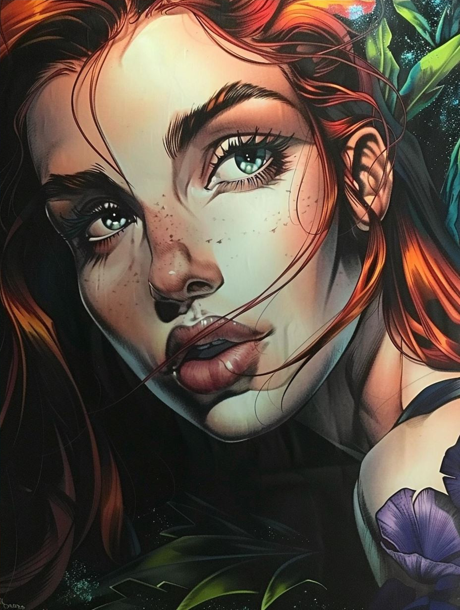 Ethereal Gazes: A Study of Feminine Beauty - Image 4