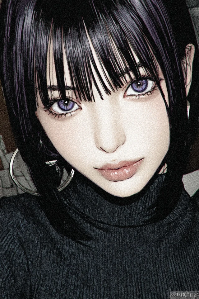 Violet Gaze Noir