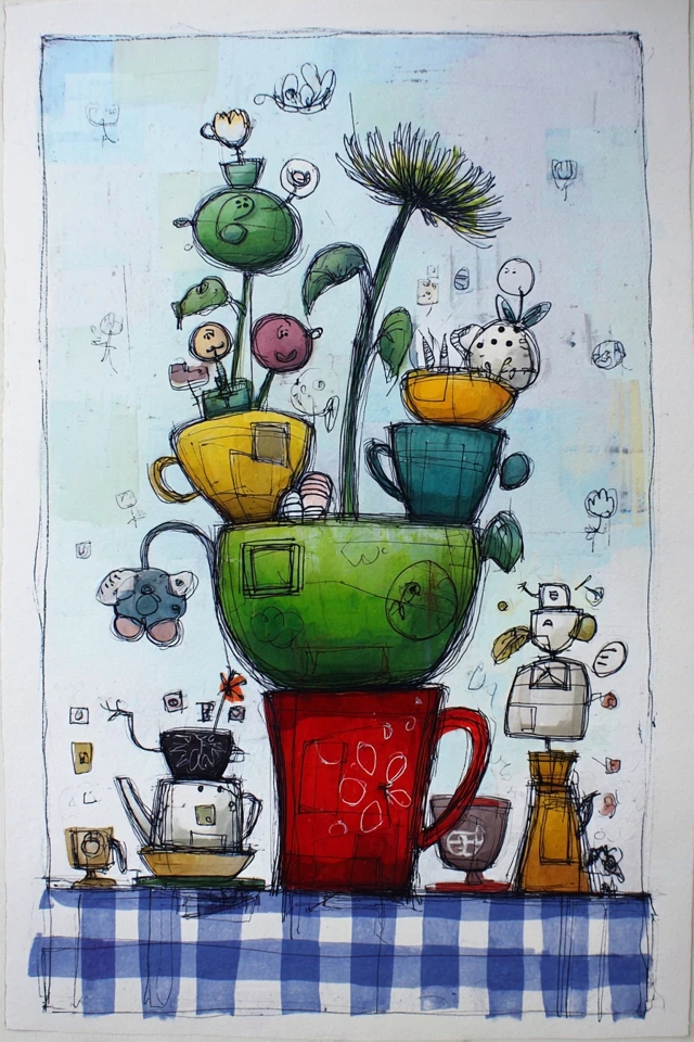 Whimsical Ink Dreams - Image 3
