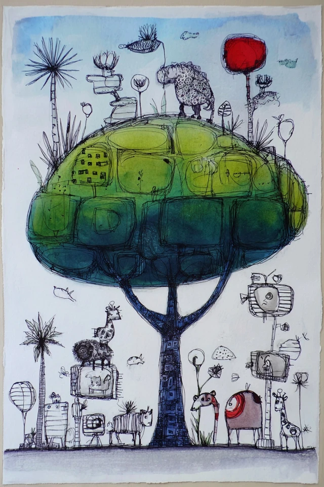 Whimsical Ink Dreams - Image 5