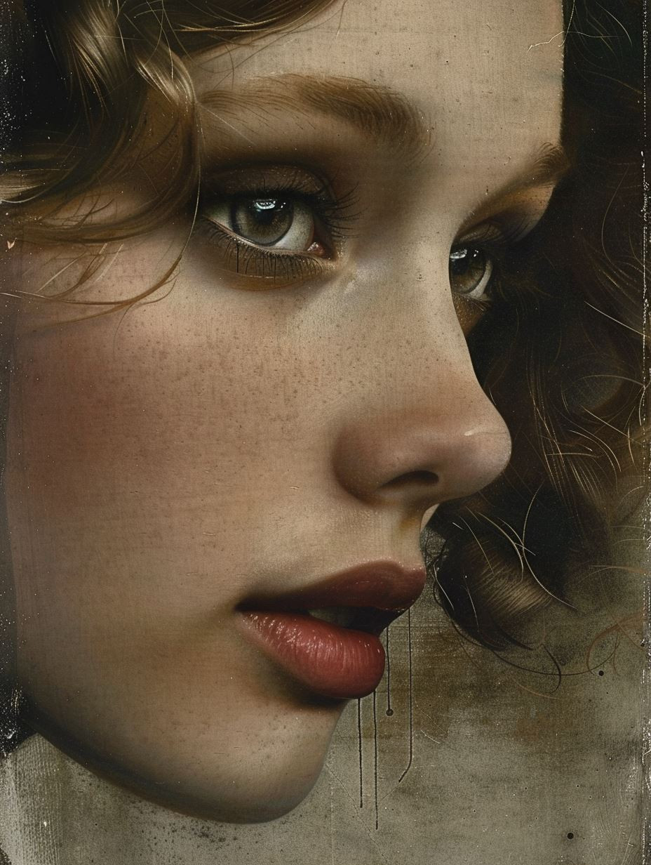 Vintage Ethereal Portrait Study