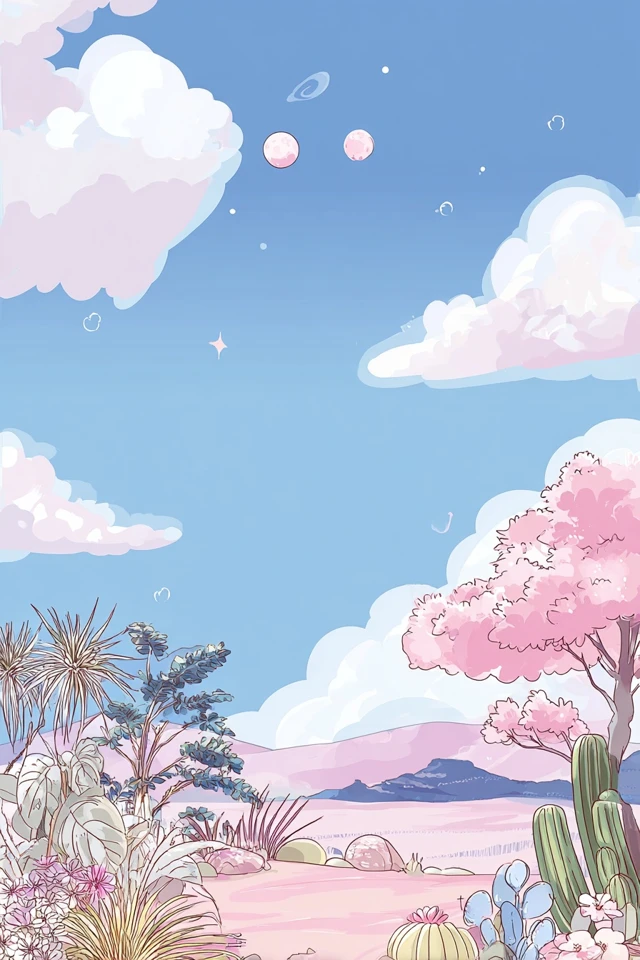 Pastel Dreams Aesthetic Collage - Image 2