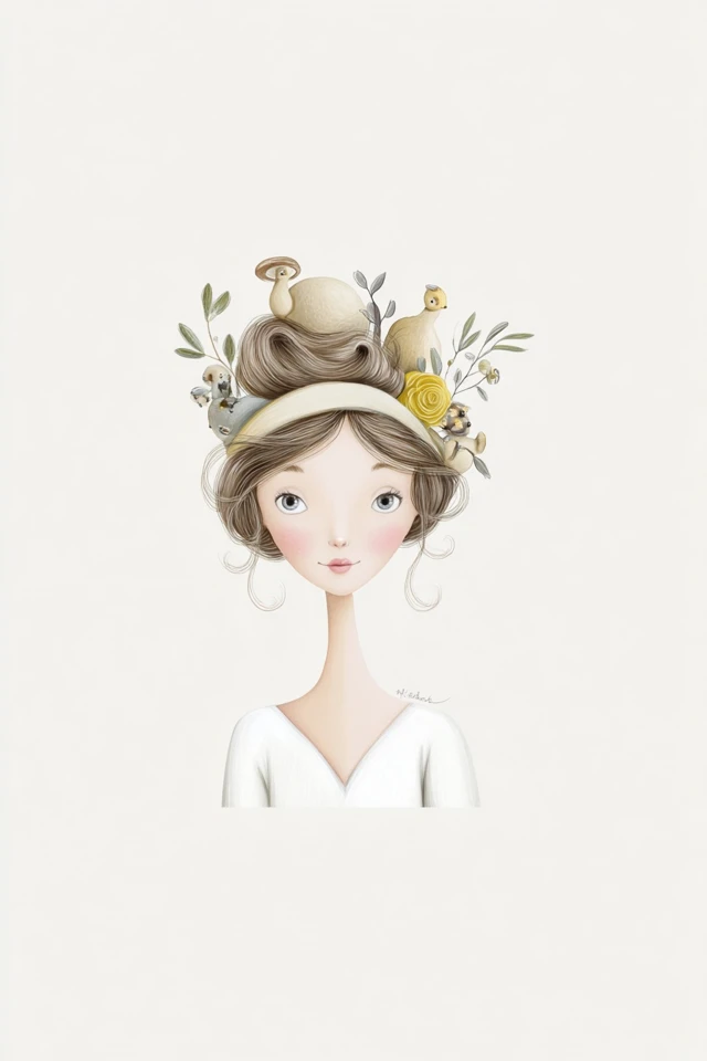 Whimsical Nature Muse - Image 1