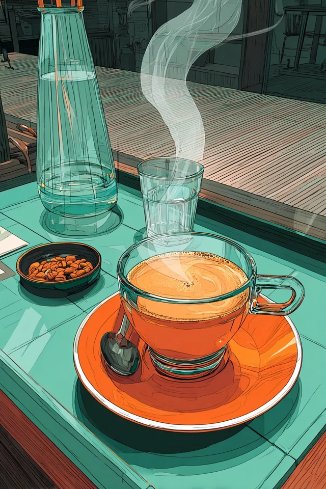 Futuristic Solitude in a Teal World - Image 4