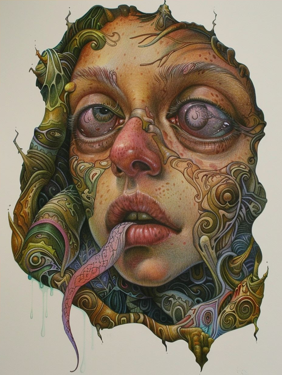 Surrealist Gaze of Ethereal Scales - Image 4