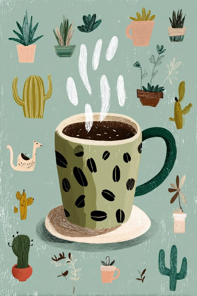 Botanical Whimsy Portrait - Image 4