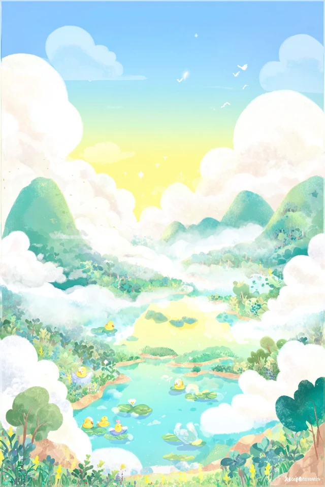 Sun-Drenched Serenity in Yellow - Image 2