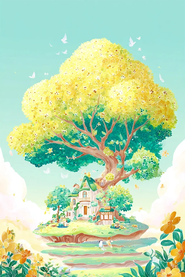 Sun-Drenched Serenity in Yellow - Image 5