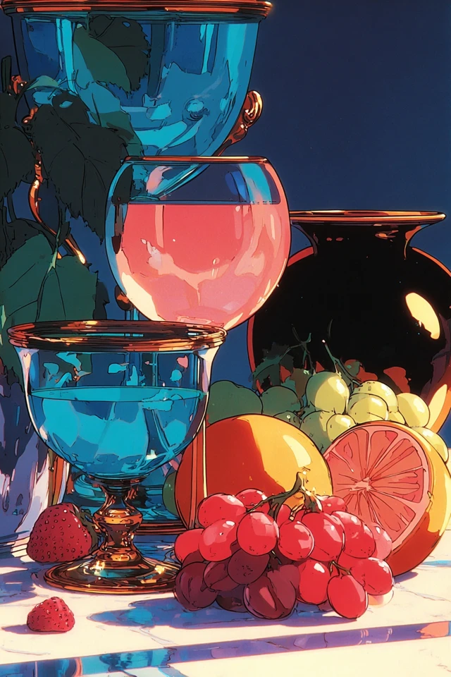 Vibrant Anime Aesthetic Collage - Image 3