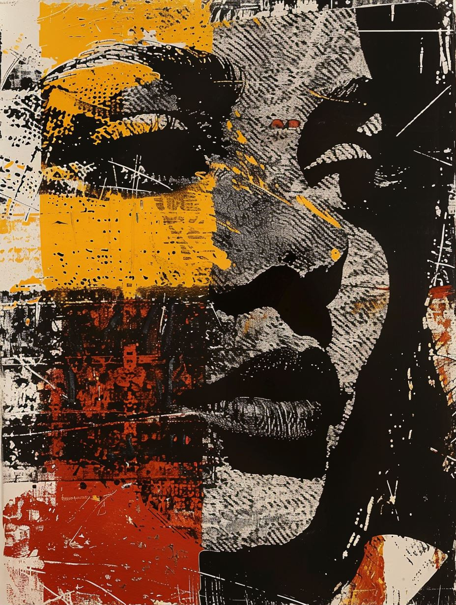Abstract Urban Portrait Quadriptych - Image 1