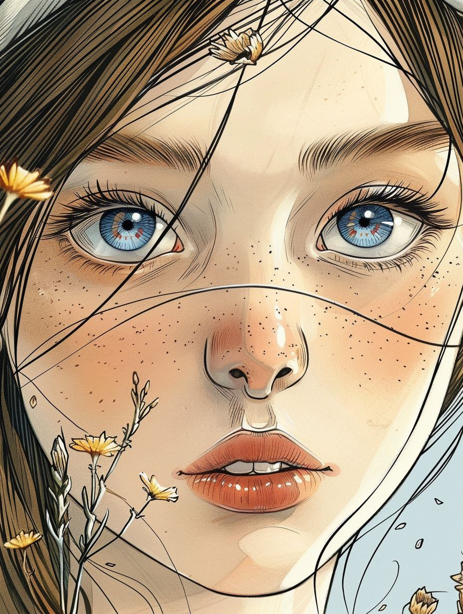 Ethereal Gazes in Digital Ink - Image 1
