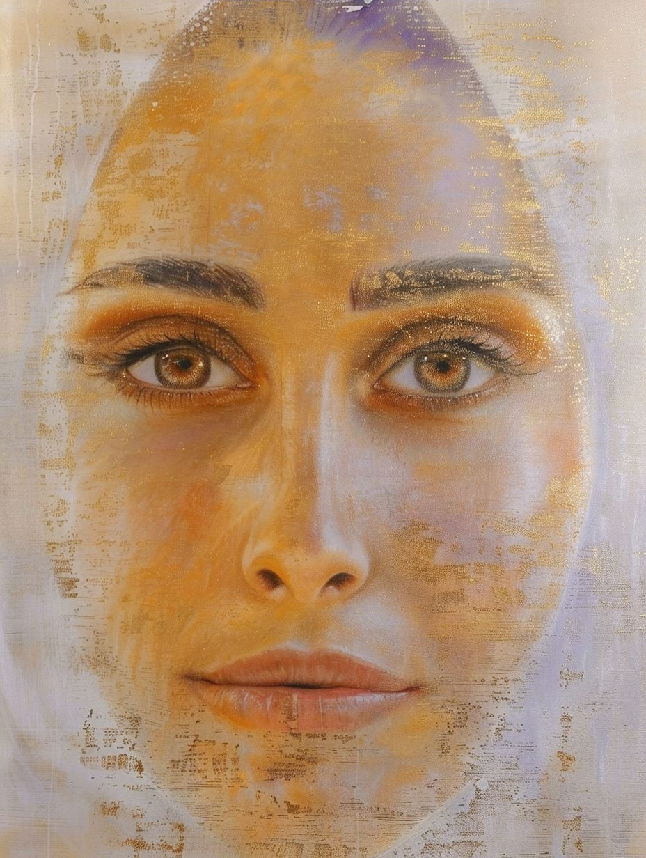 Gilded Fragment Portrait - Image 3